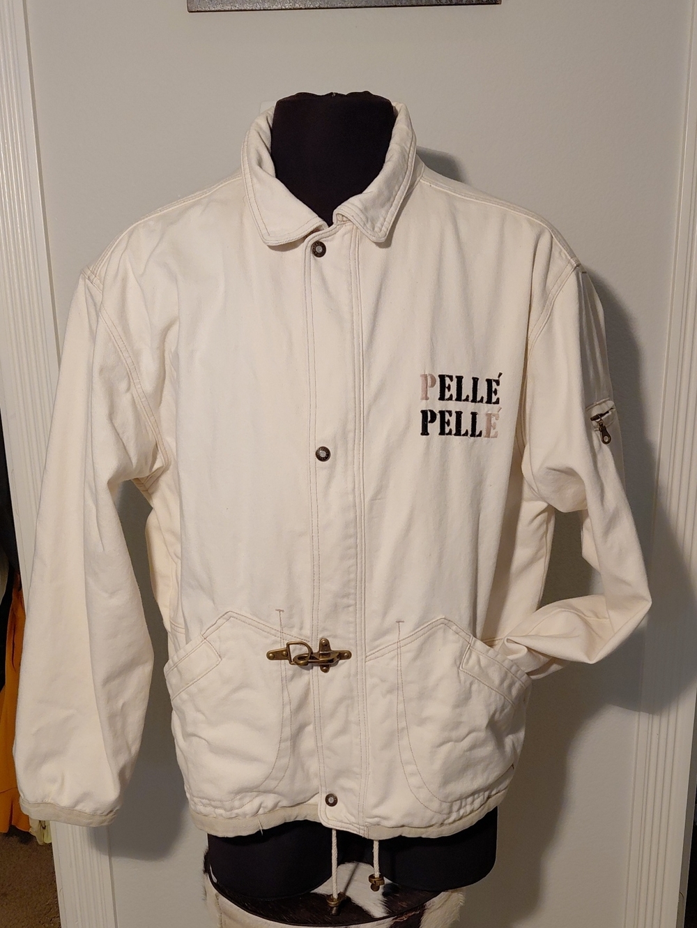Pelle Pelle Cream Lightweight Men's Jacket